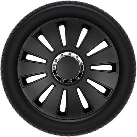 Ensemble d’enjoliveurs – 14 pouces – Silverstone Noir