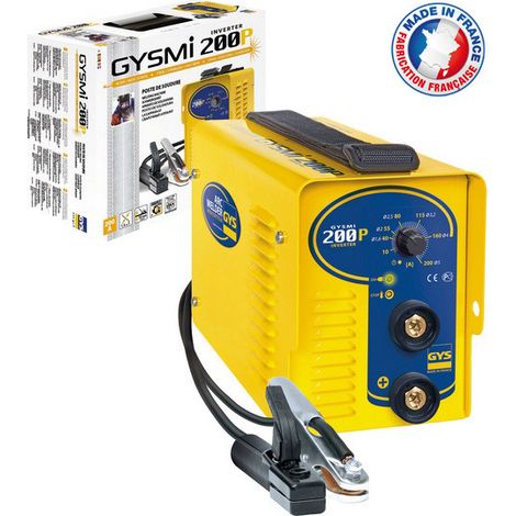 GYS 030794 Elektrodenschweißgerät GYSMI 200P mit Zubehör 10 - 200 A