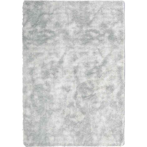 Maison Exclusive - Teppich Shaggy Hochflor NAVARRA Silbergrau 120