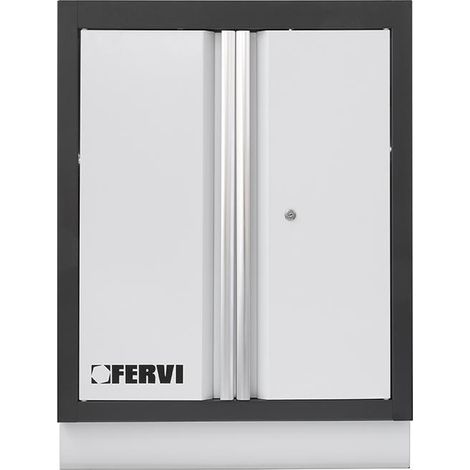 Armario bajo de dos puertas 680x458x910 para taller Fervi A007/03
