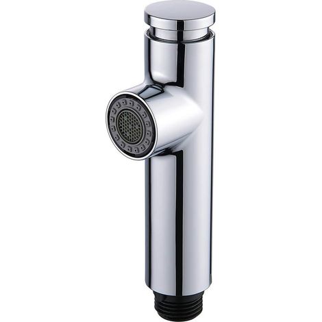 Grifo de cocina extraíble con rociador, 2 chorros, cabezal de repuesto, para grifo mezclador, chapado, G1/2"/61020 (1/2)