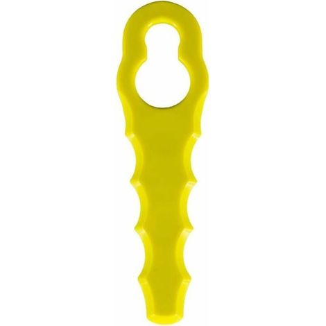 Lames de rechange pour coupe bordure - MICH - Lot de 50 - Compatible Ryobi - Double lames dentelées - 67 mm - PA6 Nylon (1/4)