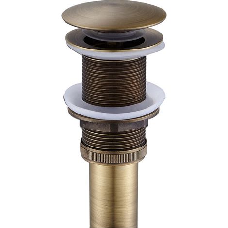 Retro Pop-up Sink Plug Drain without Overflow，Universal (1/4)