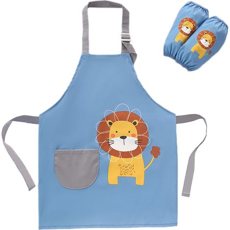 Tabliers pour enfants avec poche étanche à la peinture artisanale réglable du tablier de cuisson du tablier (style 5) (1/5)