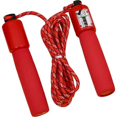 Corde à sauter de yoga avec poignées confortables, durable et lisse, idéale pour améliorer votre endurance cardiovasculaire. (1/5)