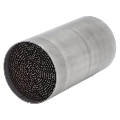 Catalyseur d'Échappement Central Avant, Silencieux Universel en Fer pour Moto, Tuyau de Liaison Catalytique, 53 x 100mm (1/5)