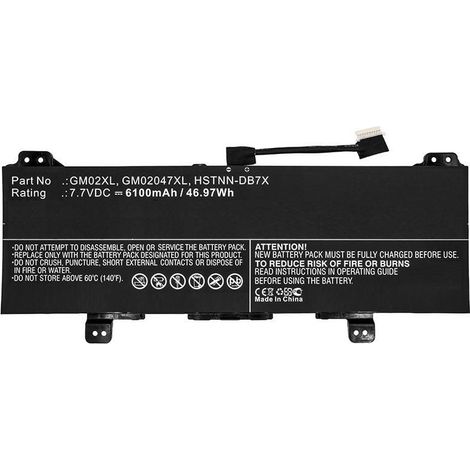 Batería para portátil CoreParts HP, mbxhp-BA0266