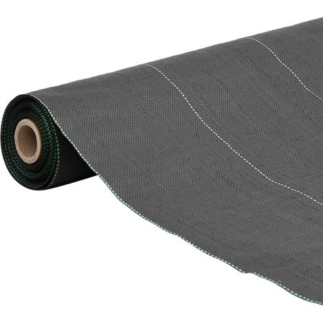 Membrane anti-mauvaises herbes noir 2x25 m PP