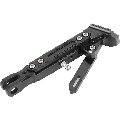 Béquille latérale universelle pour moto, repose-pieds réglable, support de béquille de stationnement