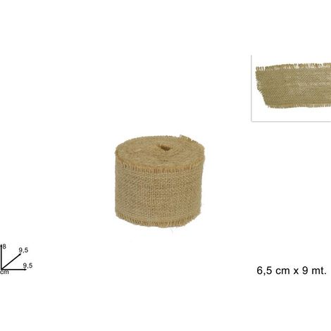 DUE ESSE DISTRIBUZIONI Rotolo Juta H 6,5 Cm L 9 Mt Avana