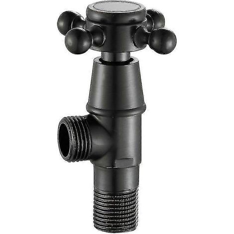 Interface de robinet noir, vanne d'angle, 1 pièce (1/5)