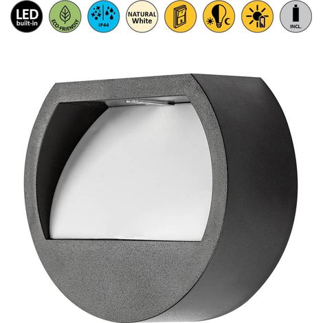 NARMADA,OUTD.SOLAR,WALL, LED0,5W, H9,5CM (1/5)