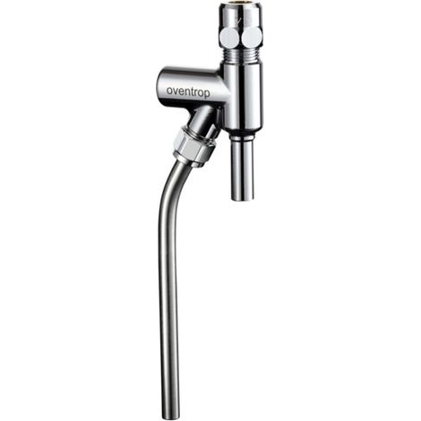 OVENTROP Probenahmeventil Aquastrom P zur Montage an Eckventilen DN 10, PN 10, beflammbar, EZB Messing/Edelstahl, verchromt, 4209202 (1/3)