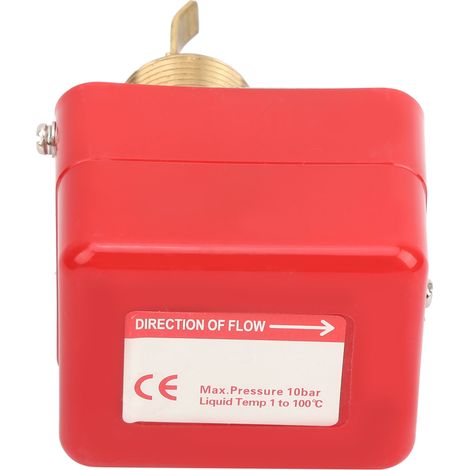 HFS-25 Débitmètre à palette, interrupteur de débit à cible, pour tuyauterie industrielle, détection fiable, montage facile, compatible eau et huile (1/5)