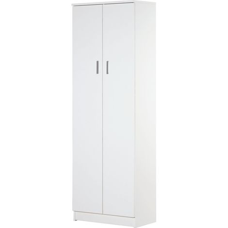 armadietto 2 ante bianco,62x183x34 cm