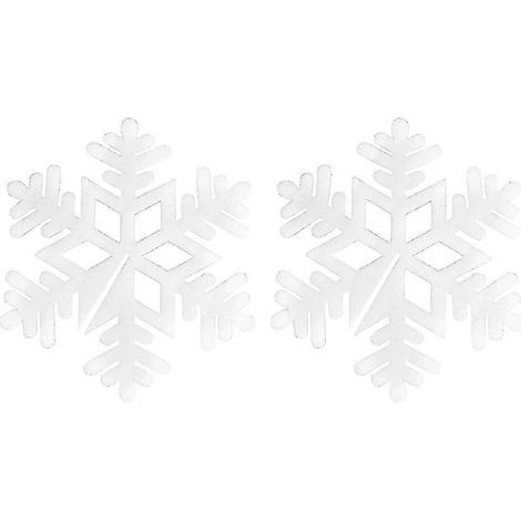 2 flocons de neige de Noël