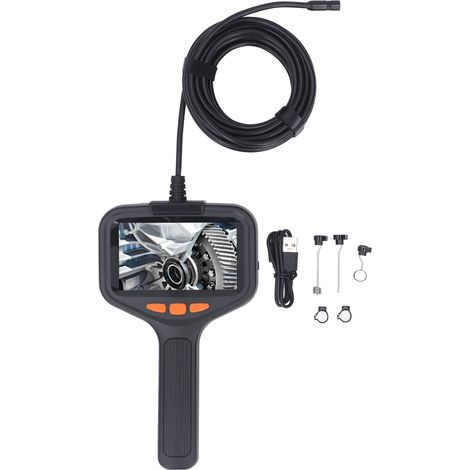 GARRYFIZH Endoscope Industriel, Affichage HD 1920x1080 Objectif 8mm, Caméra d'Inspection Portable pour Détection Voie Pneu Voiture, Câble 5 Mètres (1/5)