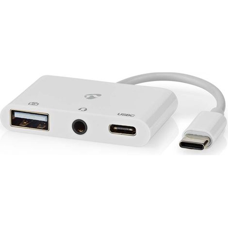 nedis CCGB64790WT01 Docking Station USB Bianca (1/5)
