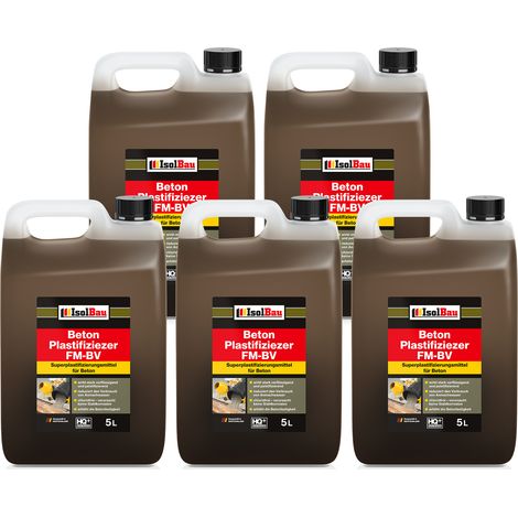 Plastifiant pour béton IsolBau FM-BV 25L (1/5)