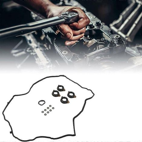 Joint de couvercle de soupapes en caoutchouc de remplacement pour moteur automobile (1/4)