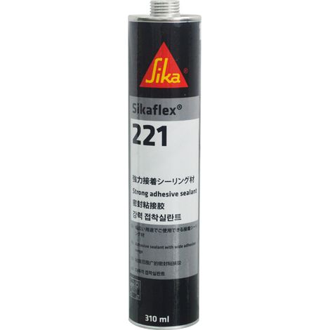 Mastic adhésif polyuréthane Sika 221 pour voitures, camping-cars, yachts et tôles.