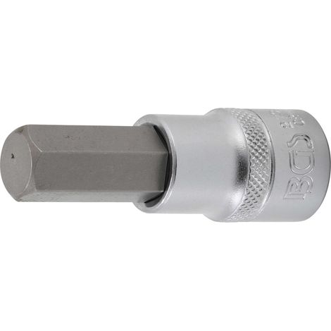 BGS Bit-Einsatz 2738, Länge 70 mm, Antrieb Innenvierkant 12,5 mm (1/2"), Innensechskant 9/16"
