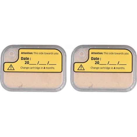 Lot de 2 cartouches de rechange pour nettoyeur vapeur pour nettoyeur vapeur vertical Karcher SC 1, accessoire de rechange pour filtre de réservoir d'eau (1/4)