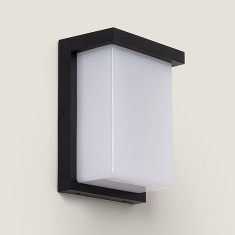LED Wandleuchte Außen 16W Aluminium Tyron 4000K Schwarz Neutralweiß