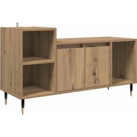 Maison Exclusive - Gabinete de TV Roble artesanal 100 x 35 x 55 c