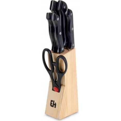 Set cadeau couteaux avec son porte-couteaux en bois