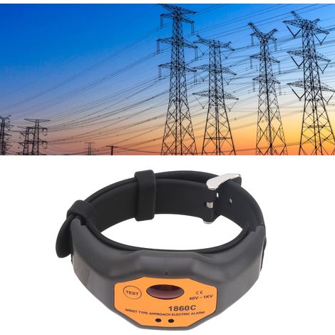 ETCR-1860C Handgelenk-Hochspannungsalarm 40 V–1 kV, Hochspannungsdetektor, berührungsloser Präsenzalarm für die Sicherheit bei elektrischen Wartungsarbeiten (1/5)
