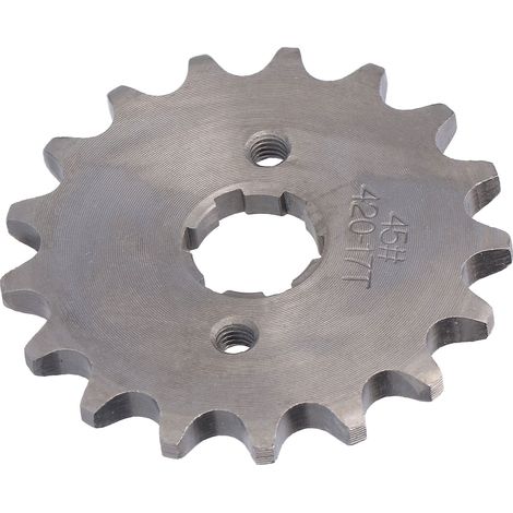 Piñón de cadena de transmisión 420 17T (0,8 pulgadas) para motos de motocross de 110 cc a 150 cc.
