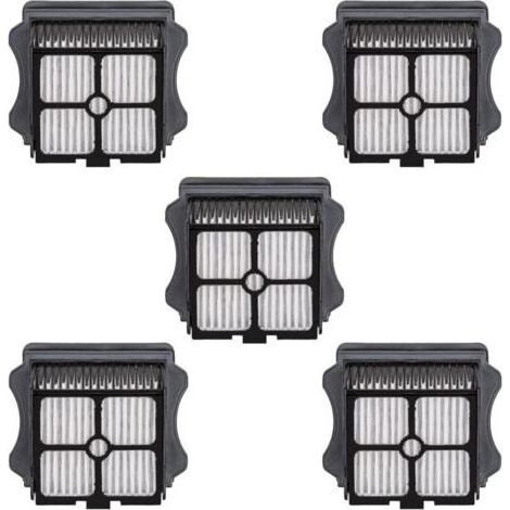 Lot de 5 filtres HEPA pour aspirateurs Tineco iFloor 3 et Floor One S3/S5/S5 Pro – Efficacité de filtration de 99,9 % – Installation facile et sans outil (1/4)