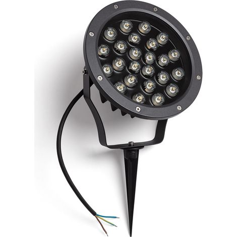 Foco Exterior LED 24W IP67 con Pincho Colmar 3000K Blanco Cálido (1/5)
