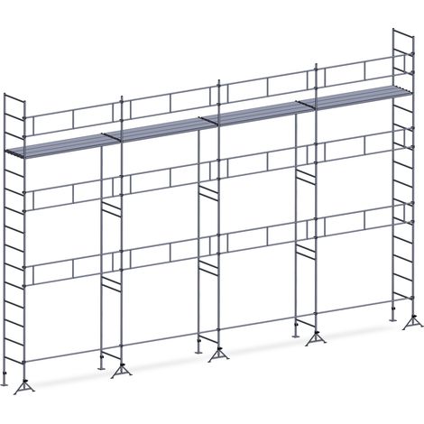 Echafaudage ES49 maçon 104 m² Garde-corps 1 niveau plancher
