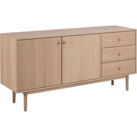Cómoda Norsica 415 , Con cajones y puertas, Número de cajones: 3, 75x160x40cm