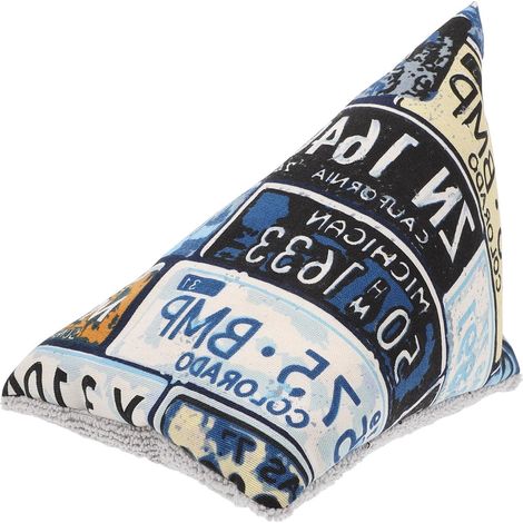 Support Oreiller pour Tablette et Téléphone en Toile Polyester Coussin Multifonction, pour Table et Lit, Tissu Microfibre Lavable et Séchage Rapide (1/5)
