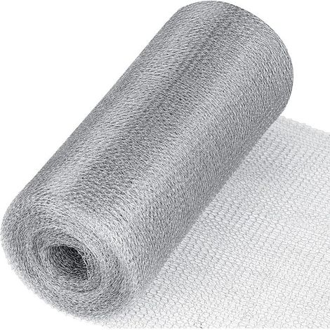 Malla antiroedores de acero inoxidable, protección contra topillos y topos para puertas y ventanas, previene la entrada de ratones, insectos y serpientes, 6 m x 12,7 cm (1/5)