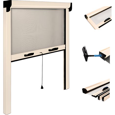 ZANZARIERA IRS OPERA 140X160 CM VERTICALE AVORIO