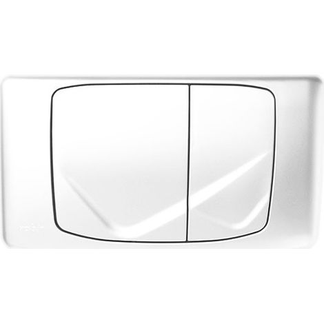 Placca meccanica doppio scarico per cassette ANGEL - RIOS colore bianco lucido VS0828501 (1/6)