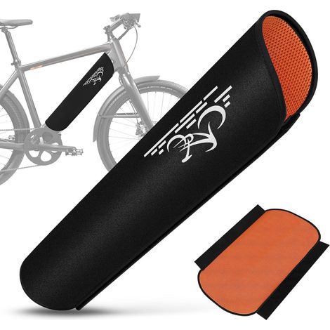Housse de batterie d'été pour vélo électrique, compatible avec les cadres de 30 à 38 cm de circonférence. Fabriquée en néoprène respirant et réfléchissant, cette housse protège votre batterie et convi (1/5)