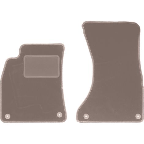Alfombrillas delanteras beige para: Audi A5 8T coupé (2008-2018) (1/5)