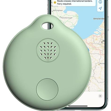 Wireless GPS Key Tracker - Battery Operated Anti-Loss Tracker for Pets, Wallets, Keys, and Backpacks