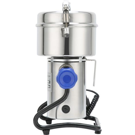 Moulin à grains électrique 2000 W en acier inoxydable, broyeur à poudre pour herbes, maïs, sésame, soja, poivre, appâts et aliments pour animaux. Prise UE 220 V. (1/5)