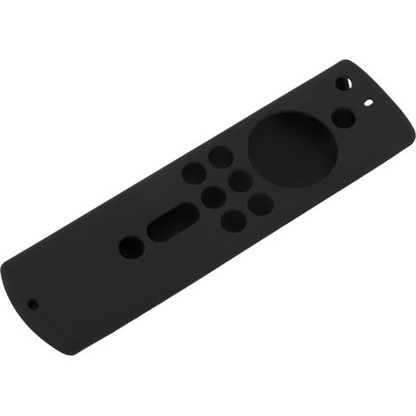 Étui de protection en silicone pour télécommande Fire TV Stick 4K 2018 : antichoc, antidérapant et noir. (1/5)