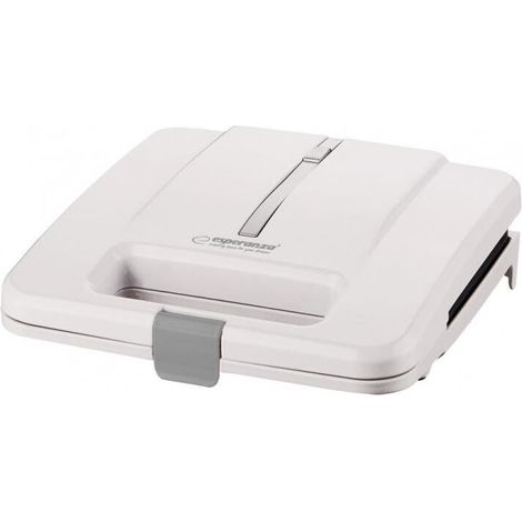 Esperanza EKT010W Sandwichera blanca 1000W capacidad 4 sándwiches (1/4)