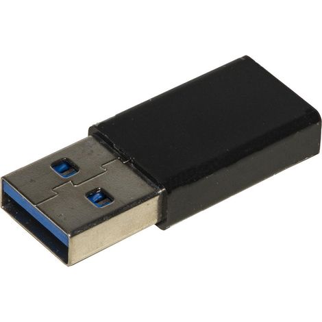 Link Accessori LKADAT114 Kabeladapter USB 3.0 Type A USB 3.0 Type C Schwarz