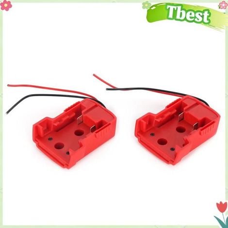 Adaptateur de batterie - TBEST - M18 - 18 V - Fil calibre 14 - Coque ABS (1/4)