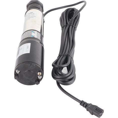 Pompe à eau solaire DC 12V, moteur en fil de cuivre, haute levée, acier inoxydable, puits immergé 180W, robuste et économique. (1/5)