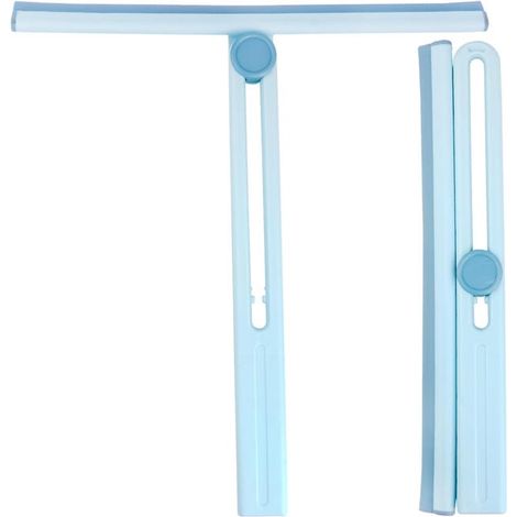 (28 cm) 1 Duschabzieher, Duschfensterabzieher, 180° drehbarer Abzieher, faltbarer Duschabzieher, Duschabzieher fürs Badezimmer (1/5)